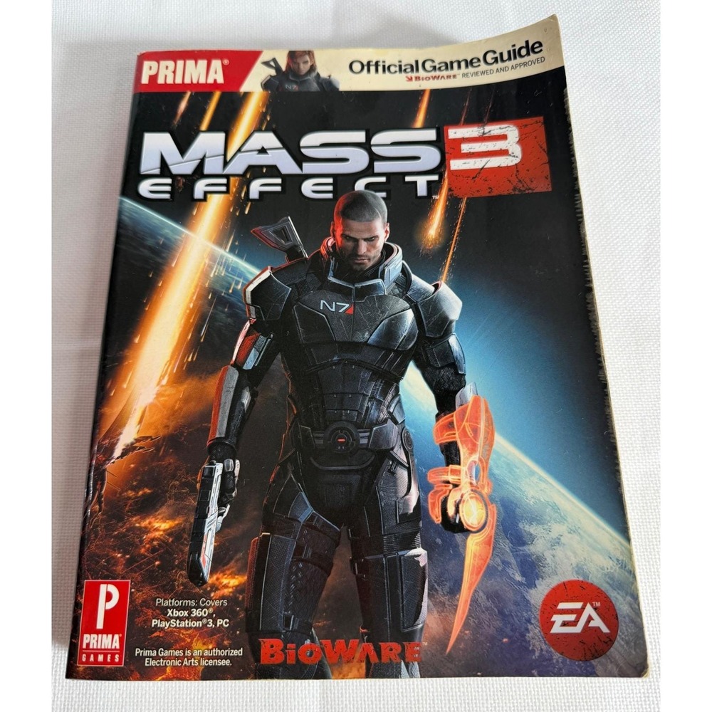 Mass‎ Effect 3 Official Game Guide Prima Games BioWare Xbox 360 PS3 PC J056